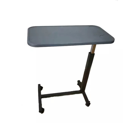 Plastic Steel Overbed Table Medical Rolling Over Bed Hospital Stand Adjustable Desk Powder Coated