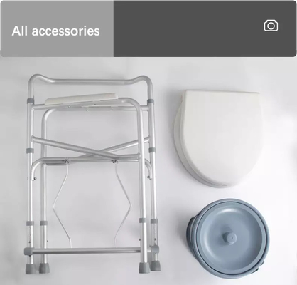 Bedridden Medical Toilet Chair Steel Portable Rehabilitation Apparatus
