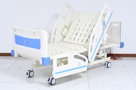 Backrest Adjustment Hospital Nursing Bed Height Adjustment ABS Lifting Guardrail