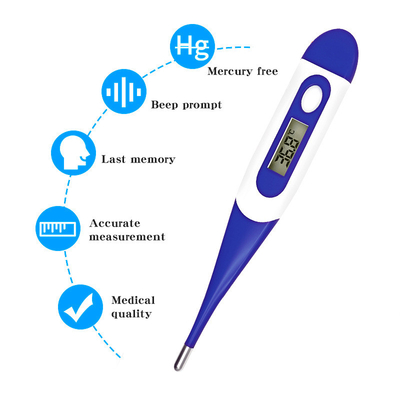 Clinical Waterproof Household Digital Thermometer , Medical Electronic Thermometer