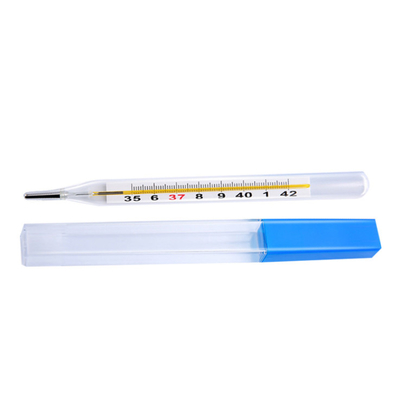 Axillary Household Digital Thermometer 42c , 32c Medical Mercury Glass Thermometer