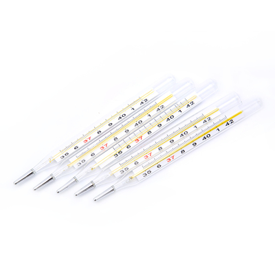 Axillary Household Digital Thermometer 42c , 32c Medical Mercury Glass Thermometer