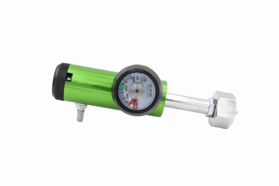 Aluminum Brass Portable Oxygen Regulator , Click Adjustable High Pressure Regulator