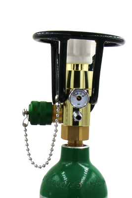 Green Portable Oxygen Regulator PC Integrate Cylinder Valve