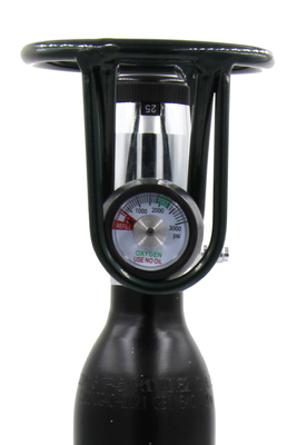 Green Portable Oxygen Regulator PC Integrate Cylinder Valve