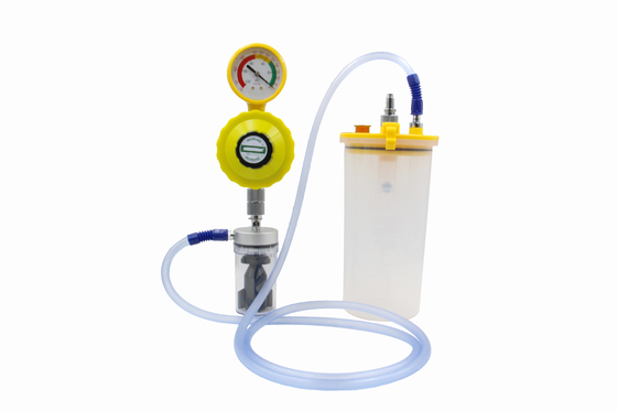 Vacuum Portable Oxygen Regulator ABS , 1l Suction Jar With Regulator