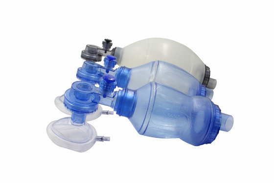PVC SEBS Self Inflating Manual Resuscitator , 60 Cmh2o Silicone Manual Resuscitator
