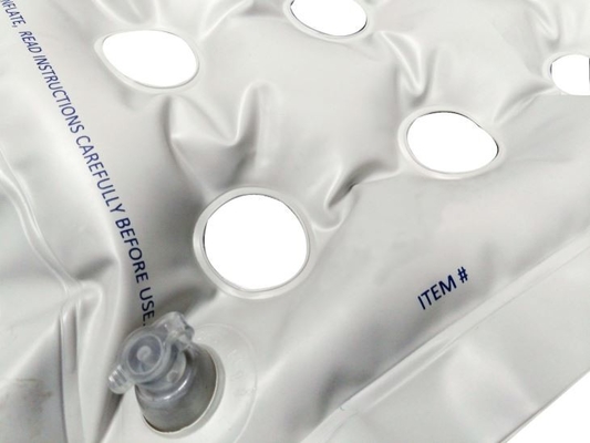 PVC Alternating Pressure Air Mattress Wheelchair , Manual Pressure Mattress Air Bubble Pad