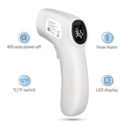 Acrylic Household Digital Thermometer Backlight 5cm Non Contact Body Temperature Sensor
