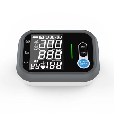 Digital 40 Bpm Arm Blood Pressure Monitor Plastic Cuffs