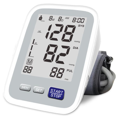 5v Aa Battery Automatic Upper Arm Blood Pressure Monitor LCD Home Cuff