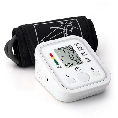 6v Household Blood Pressure Monitor ABS Plastic LCD Cuffs For Home Use