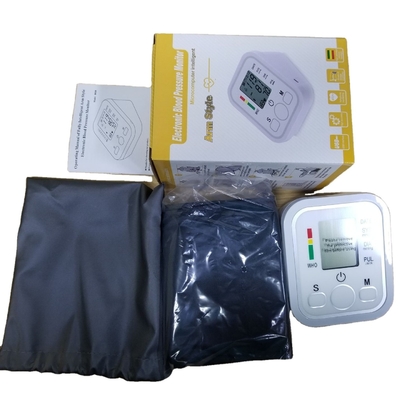 6v Household Blood Pressure Monitor ABS Plastic LCD Cuffs For Home Use