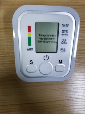 6v Household Blood Pressure Monitor ABS Plastic LCD Cuffs For Home Use