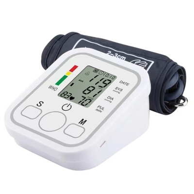 6v Household Blood Pressure Monitor ABS Plastic LCD Cuffs For Home Use
