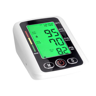 ABS Plastic Automatic Arm Blood Pressure Monitor , 40bpm Upper Arm Bp Monitor