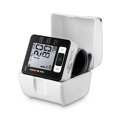 Home Use LCD Wrist Bp Apparatus 40 Bpm Blood Pressure Machine