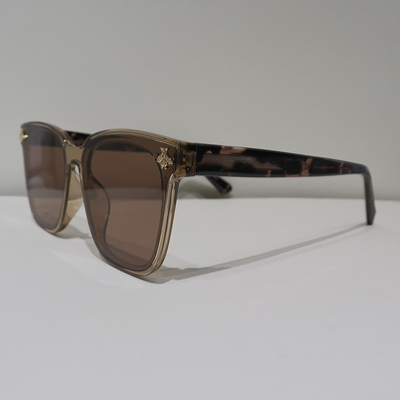 Classic Brown Anti Glare Sunglasses Translucent Anti Reflective Coating