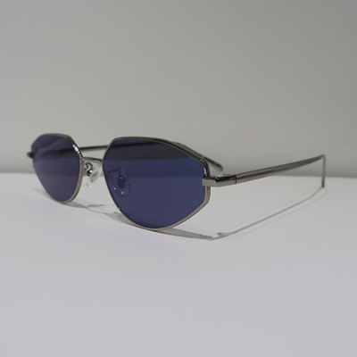 Polygon 146mm Dark Blue Polarized Sunglasses PC AR Coating