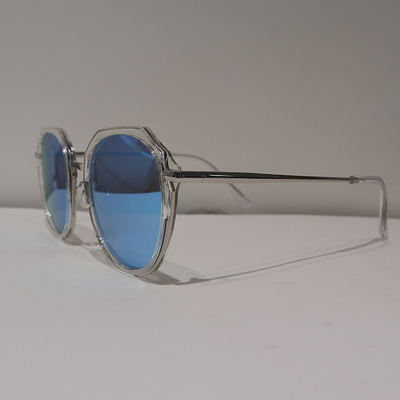 Photographic Round Tr90 Polarized Sunglasses Unisex Anti Glare