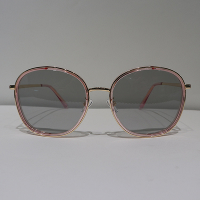 147mm Anti Reflective Sunglasses Acetate , Metal Polarized Butterfly Sunglasses