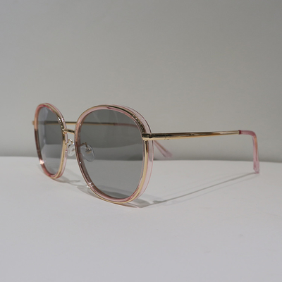 147mm Anti Reflective Sunglasses Acetate , Metal Polarized Butterfly Sunglasses