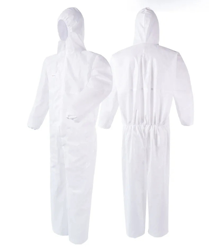 Waterproof Disposable Infection Control Suits Safety Protective Non Woven Isolation Gown