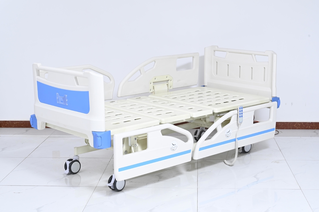 Backrest Adjustment Hospital Nursing Bed Height Adjustment ABS Lifting Guardrail