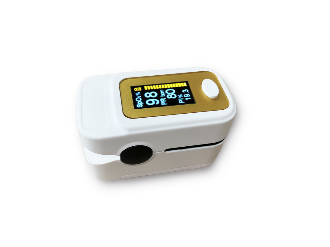 PI SPO2 Fingertip Pulse Oximeter Blood Oxygen Saturation Monitor , HR Home Blood Oxygen Level Monitor