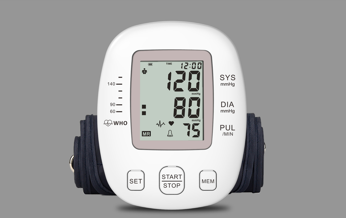 2.5in Household Blood Pressure Monitor LCD ABS Sphygmomanometer