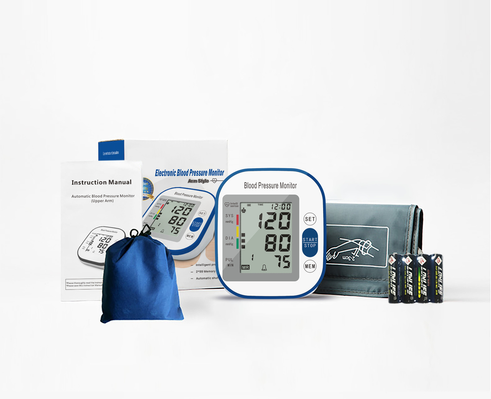 USB 3.5 Inch Arm Style Blood Pressure Monitor Digital Electronic Cuff