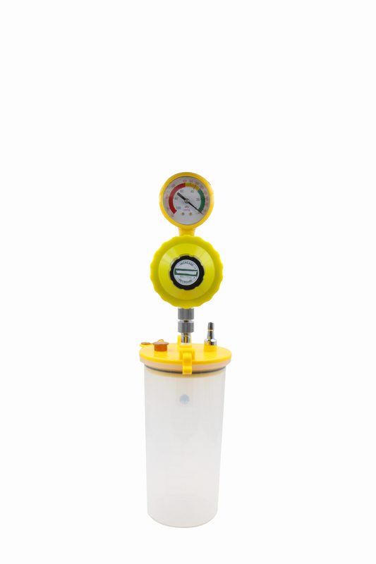 Vacuum Portable Oxygen Regulator ABS , 1l Suction Jar With Regulator