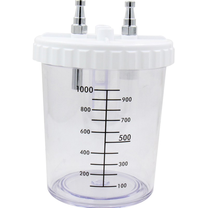 2l PP Portable Oxygen Regulator ABS Vacuum Suction Jar