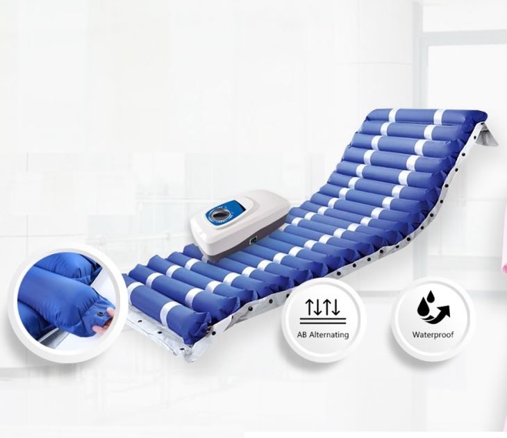 Inflatable Alternating Pressure Air Mattress 8lpm Nylon Anti Decubitus