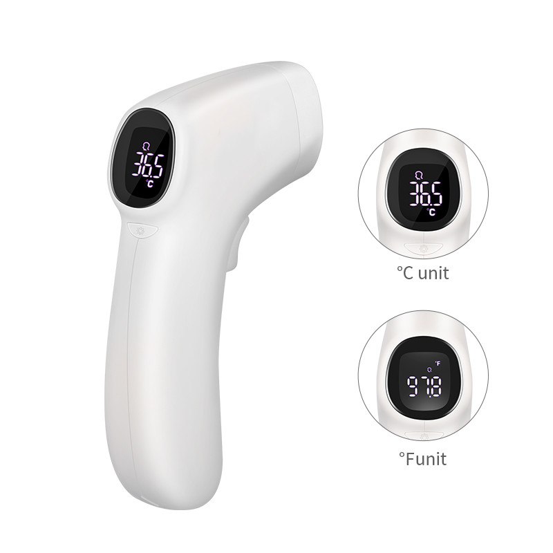 Acrylic Household Digital Thermometer Backlight 5cm Non Contact Body Temperature Sensor