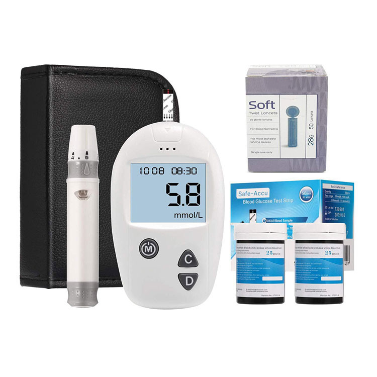 Portable USB Non Invasive Blood Glucose Meter 0.6ul Blood Pressure