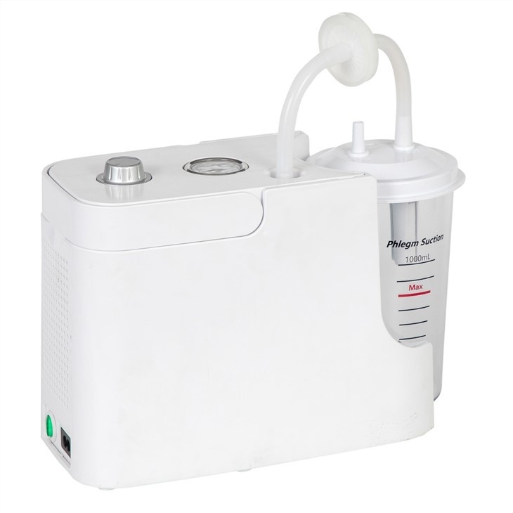 1000ml Medical Suction Apparatus 220v 18 Lpm Portable Phlegm Suction Unit