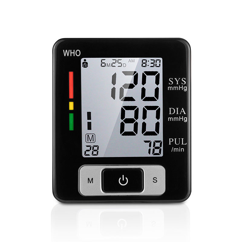 Home Use LCD Wrist Bp Apparatus 40 Bpm Blood Pressure Machine