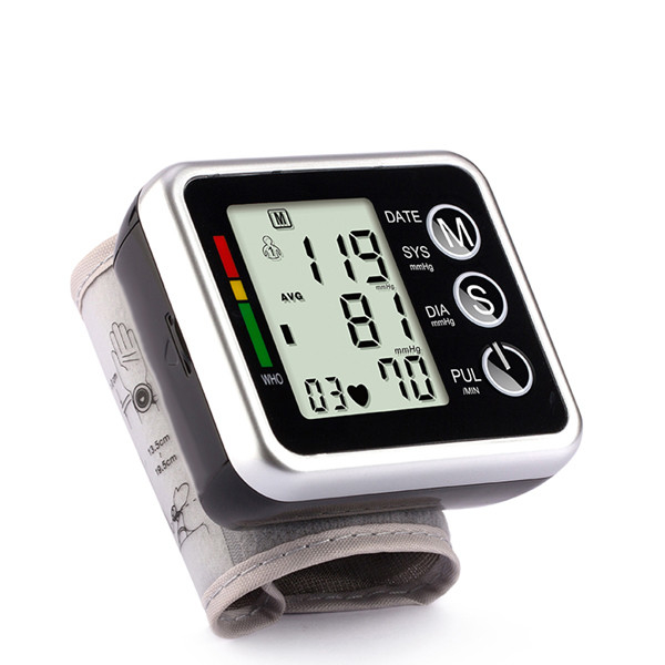 ABS Household Blood Pressure Monitor Wrist 40 Bpm Automatic Bp Apparatus