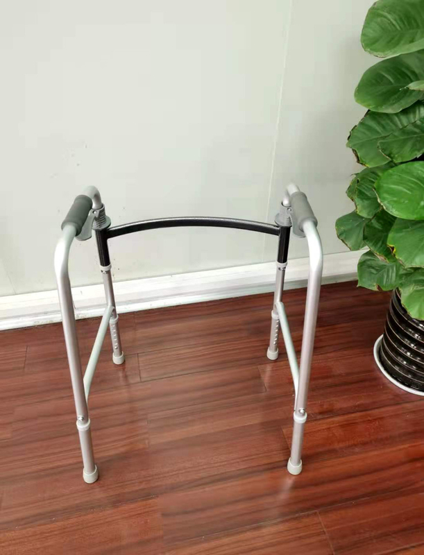 Aluminum Folding Walking Frame Recovered Hospital Rehabilitation Apparatus