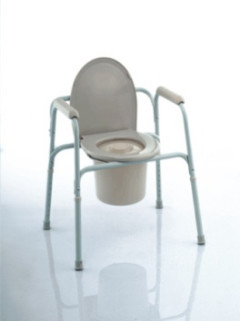 Pregnant Commode Toilet Chair Stainless Steel Home Use Rehabilitation Apparatus