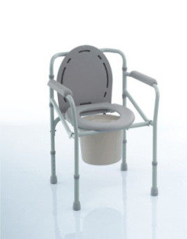 Bedridden Medical Toilet Chair Steel Portable Rehabilitation Apparatus