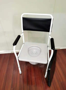 Foldable Medical Commode Chair Elderly Portable Rehabilitation Apparatus