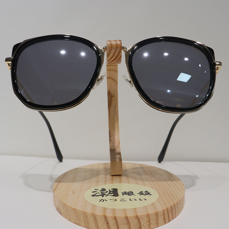 Rectangle Anti Reflective Sunglasses Oversized Gold Polarized